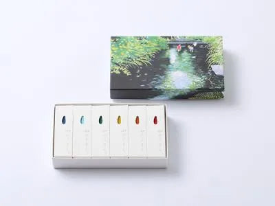 DAIYO Colorful Rice Wax Candles 6 pcs Set - Summer Color -, Japanese Wa-Rousoku (Japanese candle)