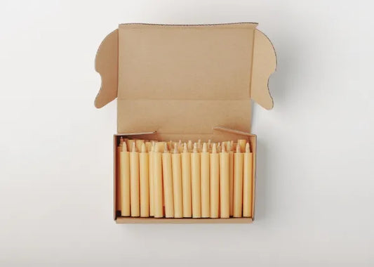 DAIYO Rice Wax Candles 50 pcs Set, Japanese Wa-Rousoku (Japanese candle)