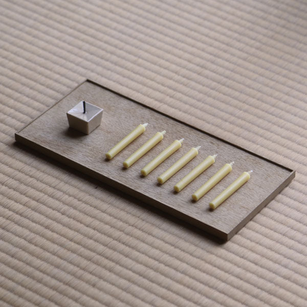 DAIYO Rice Wax Candles 50 pcs Set, Japanese Wa-Rousoku (Japanese candle)