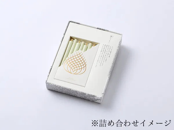 DAIYO Sumac Wax Candles 22 pcs Set - White -, Japanese Wa-Rousoku (Japanese candle)