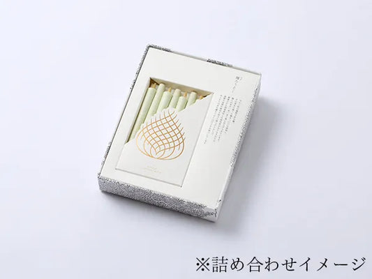 DAIYO Sumac Wax Candles 22 pcs Set - White -, Japanese Wa-Rousoku (Japanese candle)