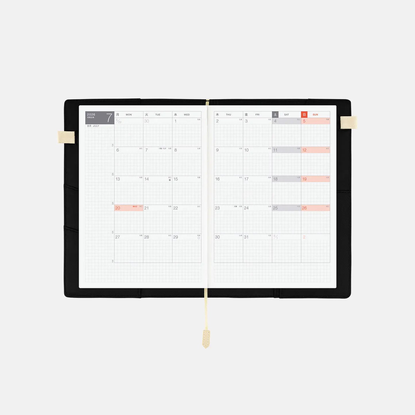 Day-Free Cover: BS Lite (Black) A5 Size (fits Day-Free Cousin) (Cover Only)