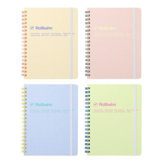 Delfonics Rollbahn Pocket Memo Spiral Notebook Schola - L Size -