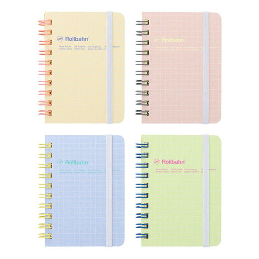 Delfonics Rollbahn Pocket Memo Spiral Notebook Schola - Mini Size -
