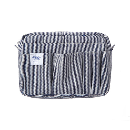Delfonics Utility Pouch - Medium Size / Denim (Hickory) - , Delfonics Inner Carrying Bag M Size
