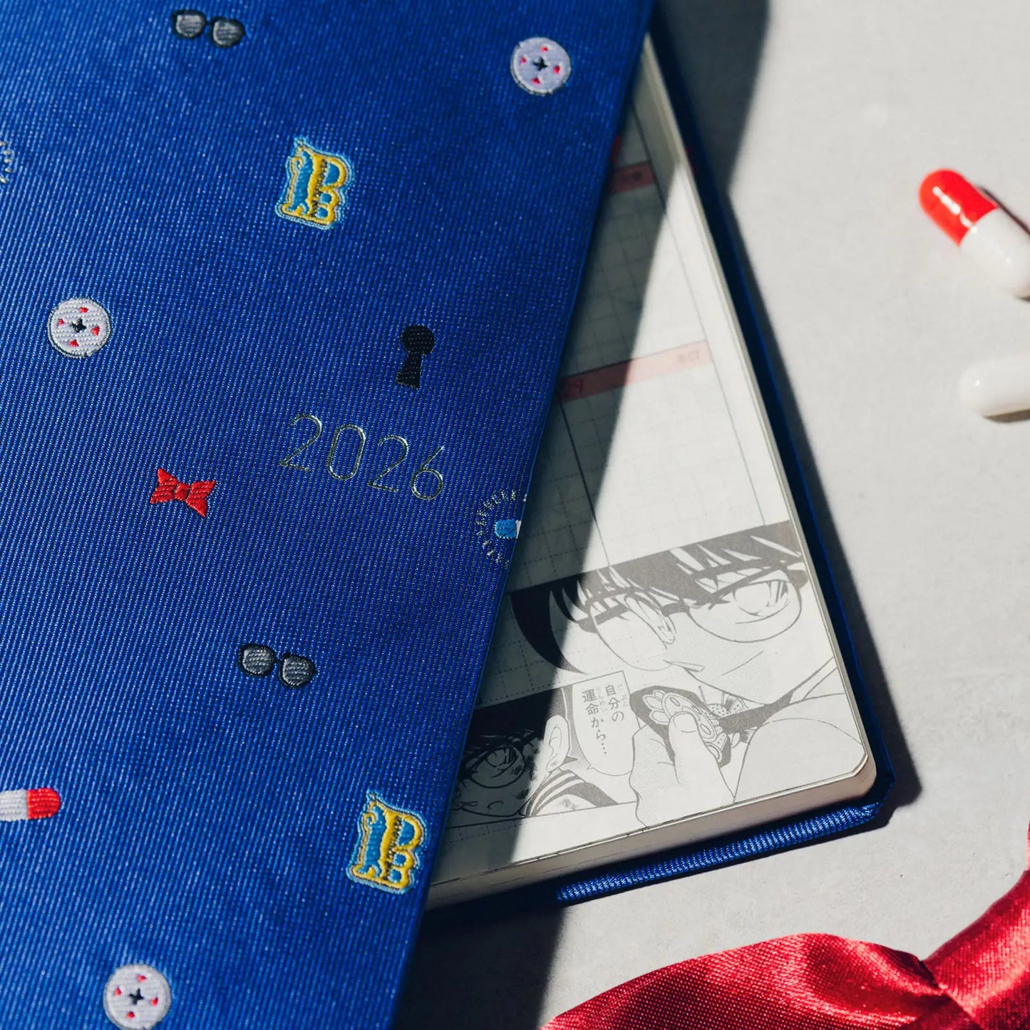 Hobonichi Techo 2026 Spring April Start - Detective Conan: Conan Motifs Weeks Hardcover Book / Weekly Horizontal / April Start / Mon start - Japanese Edition