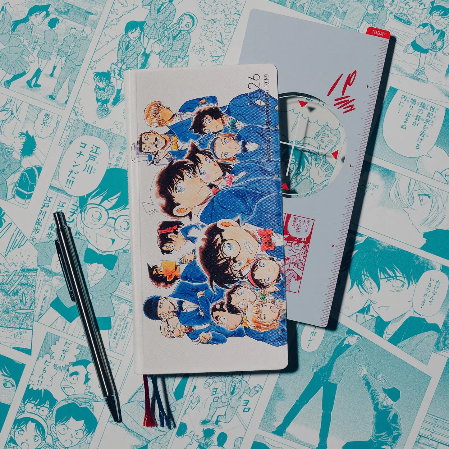 Hobonichi Techo 2026 Spring April Start - Detective Conan: Memorial Conan Weeks Hardcover Book / Weekly Horizontal / April Start / Mon start - Japanese Edition