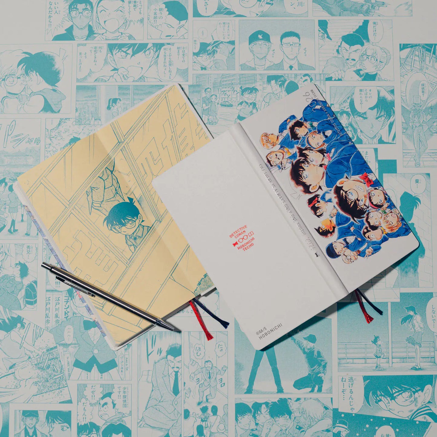 Hobonichi Techo 2026 Spring April Start - Detective Conan: Memorial Conan Weeks Hardcover Book / Weekly Horizontal / April Start / Mon start - Japanese Edition