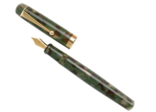 Fountain Pen - Fine Nib / Japanese Matcha Azuki -, Handmade in Japan, Japanese handmade fountain pen
