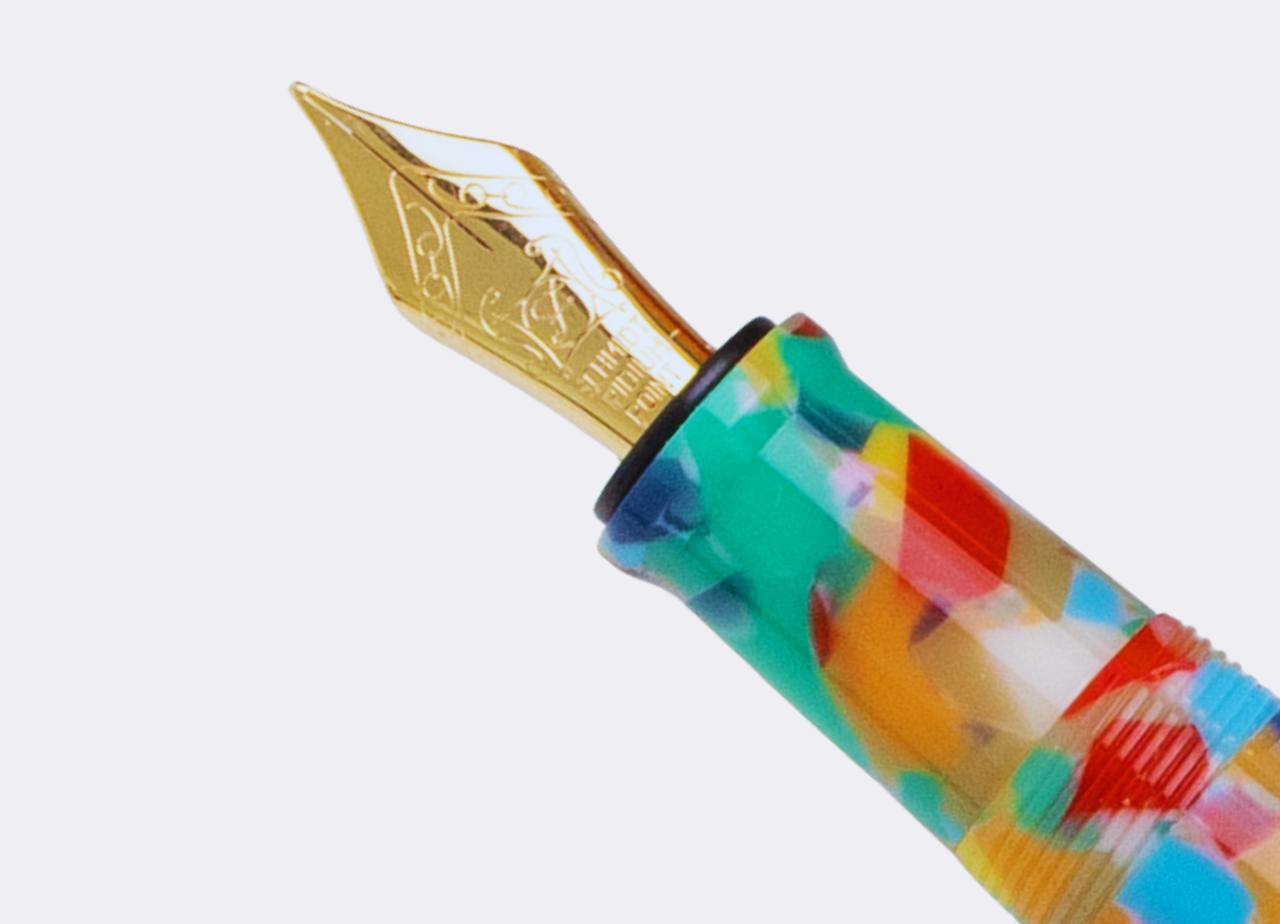 Fountain Pen - Fine Nib / Multi Color -, Handmade in Japan, Japanese handmade fountain pen