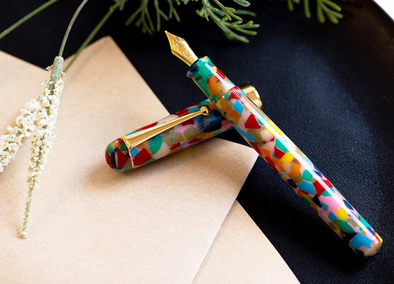 Fountain Pen - Fine Nib / Multi Color -, Handmade in Japan, Japanese handmade fountain pen