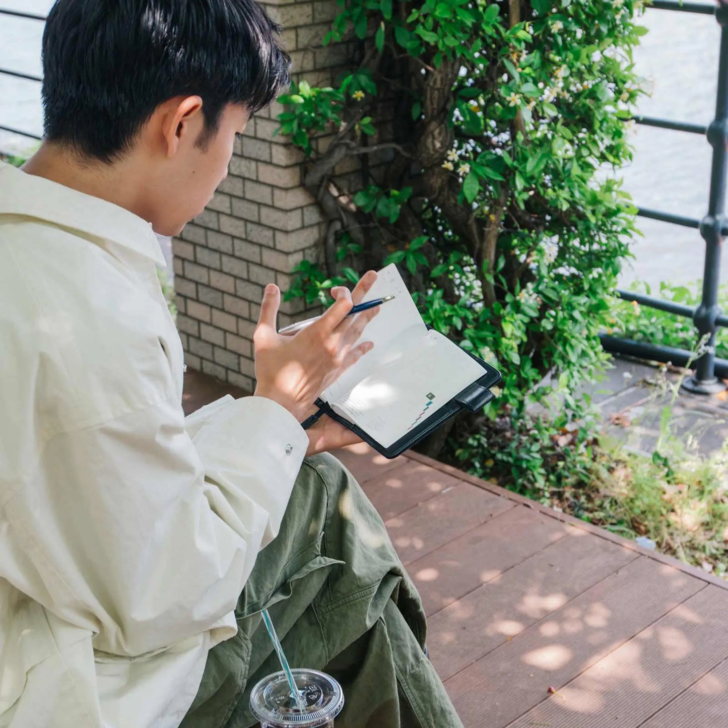 Gentle Stripe [Hobonichi Original (A6) Techo Cover] (Cover Only)