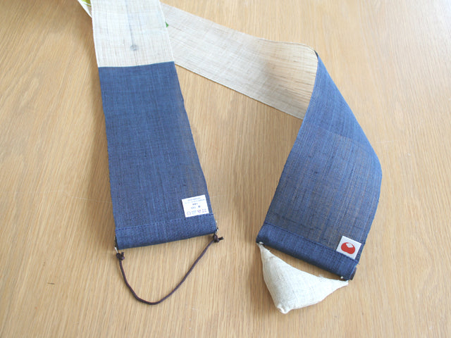 Hand-dyed Linen Japanese Narrow Tapestry -  Tsurushi Kazari (Japanese traditional hanging decorations) for Boy's Festival -, Kyoto Noren, Japanese wall hanging scroll