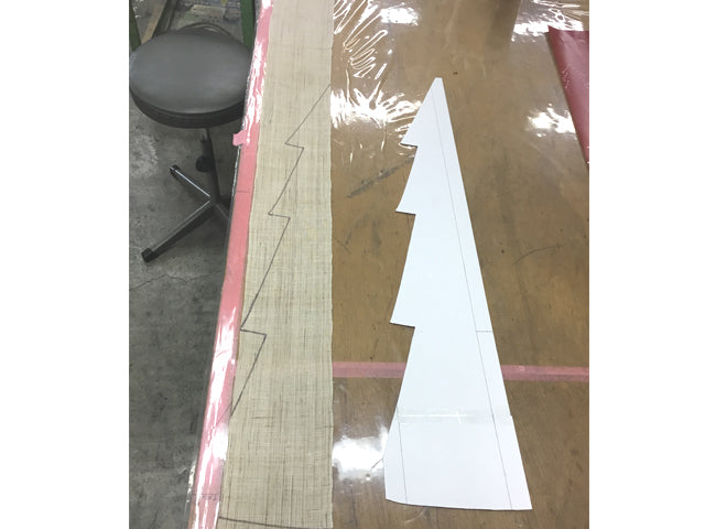 Hand-dyed Linen Japanese Narrow Tapestry - Christmas Tree -, Kyoto Noren, Japanese wall hanging scroll
