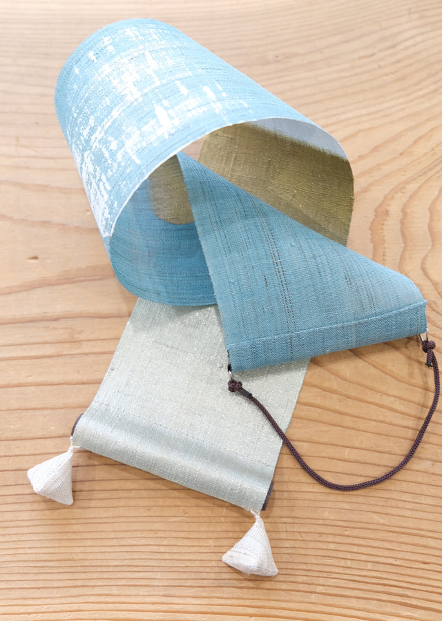 Hand-dyed Linen Japanese Small Tapestry - Mt.Fuji -, Kyoto Noren, Japanese wall hanging scroll