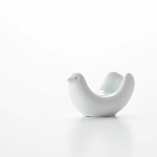 Hasami Yaki(ware) Bird Shaped Chopstick Rest Set of 2pcs , Japanese Hasami Ware Chopstick Rest