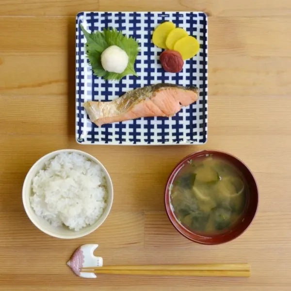 Hasami Yaki(ware) Square Plate Set of 7pcs - Various Patterns -, Japanese Hasami ware plate