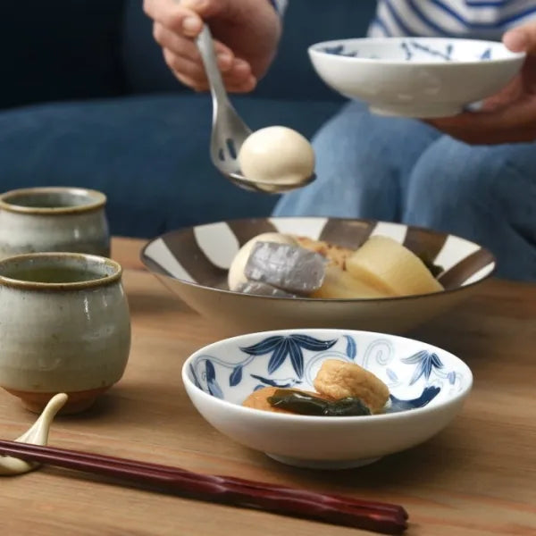 Hasami Yaki(ware) Square Small Bowl Set of 5pcs - Animal -, Japanese Hasami ware bowl
