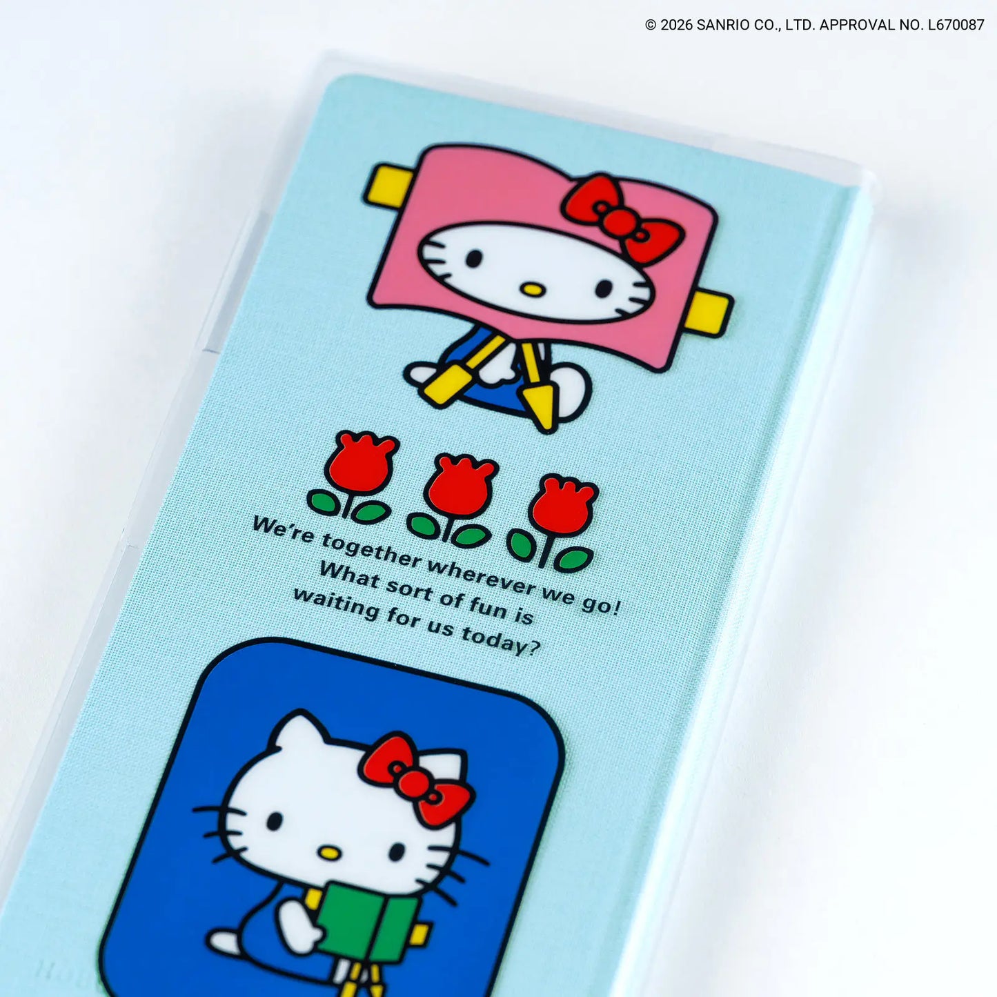 Hello Kitty: Clear Cover for Weeks (Together Forever), 2027 Hobonichi Accessories