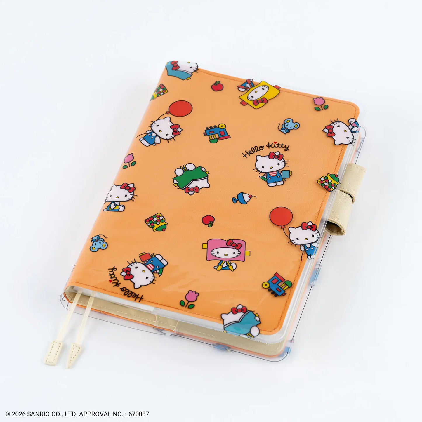 Hello Kitty: Cover on Cover for A5 Size (Fun Times), 2027 Hobonichi Accessories