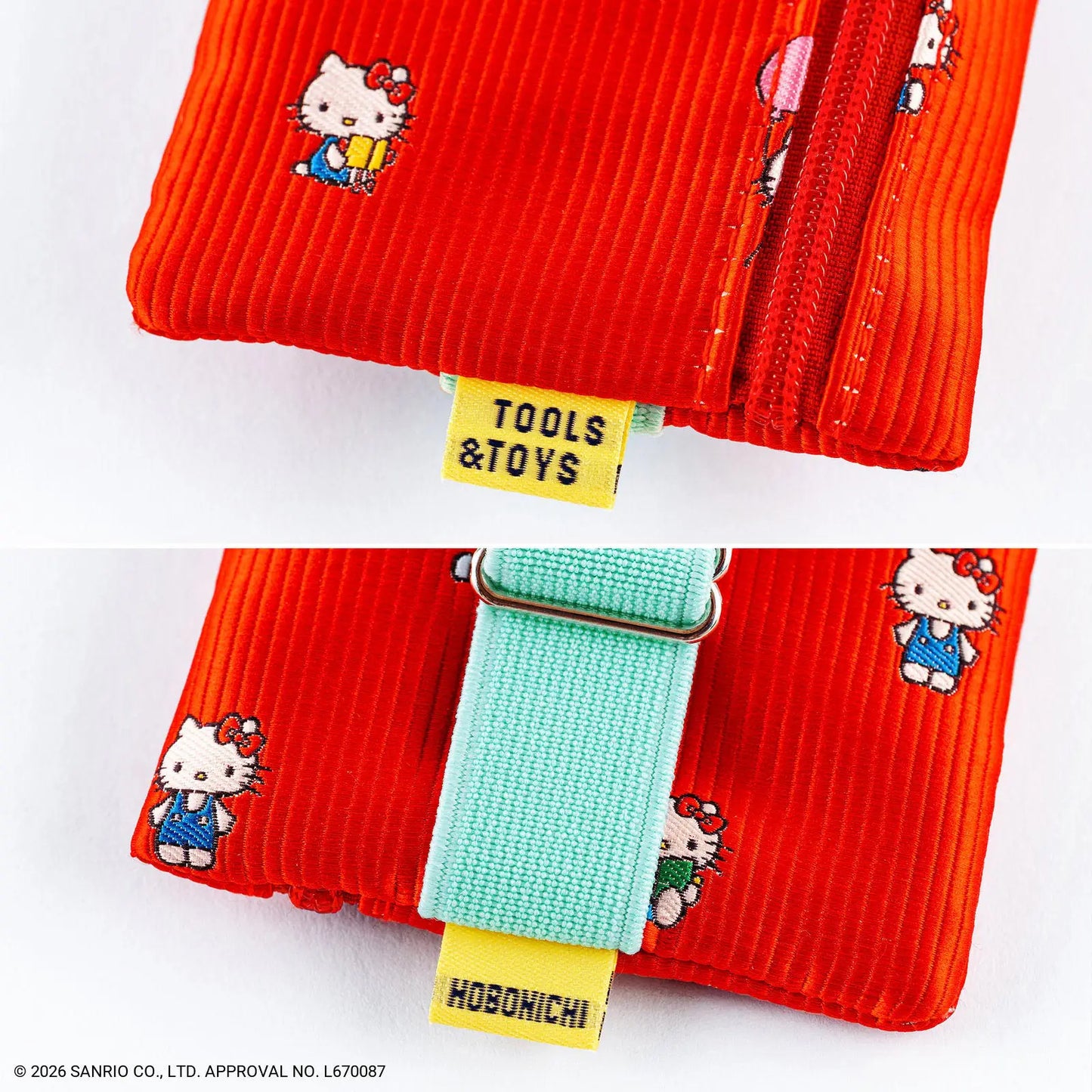 Hello Kitty: Flat Pen Case - comodo (Friends with my Techo), 2027 Accessories