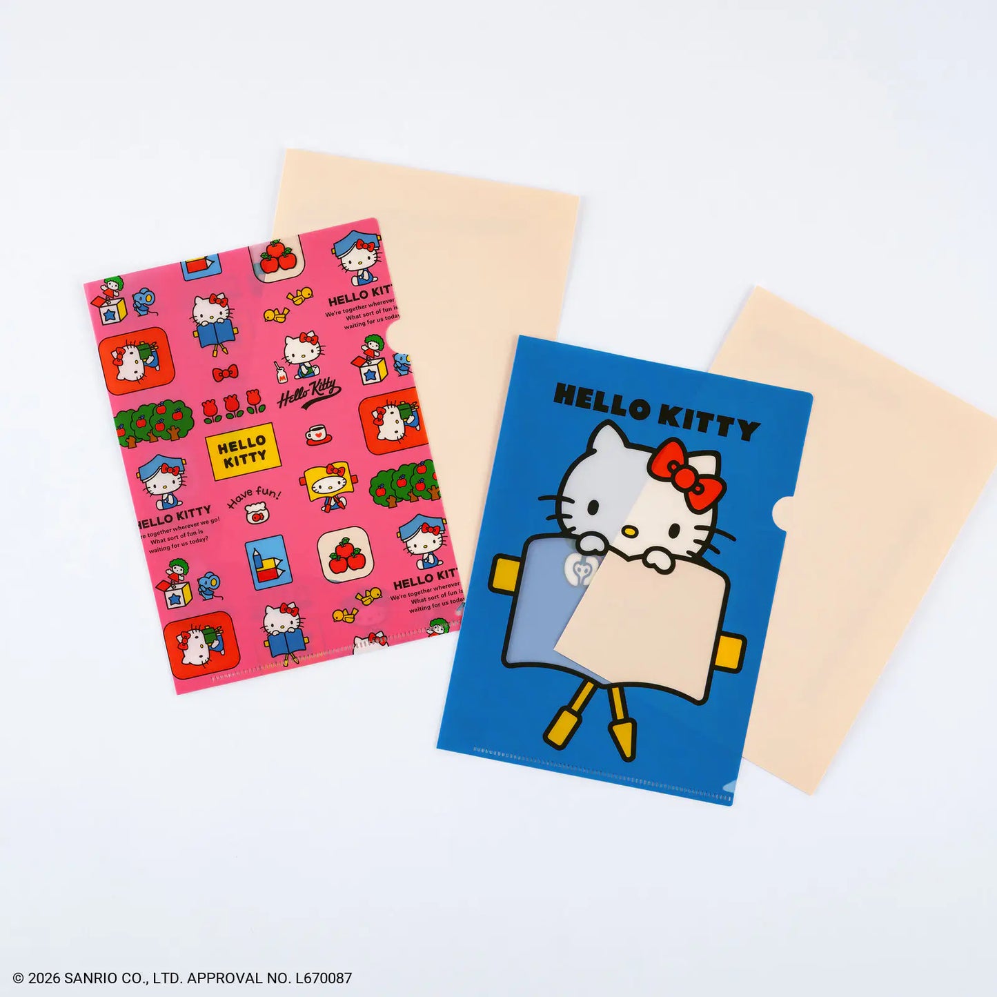 Hello Kitty: Hobonichi Folder Set of 2 for A5 Size, 2027 Hobonichi Accessories