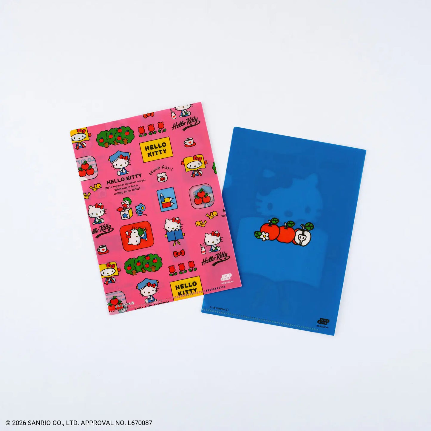Hello Kitty: Hobonichi Folder Set of 2 for A5 Size, 2027 Hobonichi Accessories