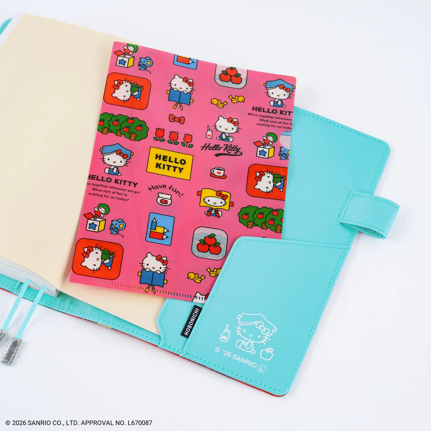 Hello Kitty: Hobonichi Folder Set of 2 for A5 Size, 2027 Hobonichi Accessories