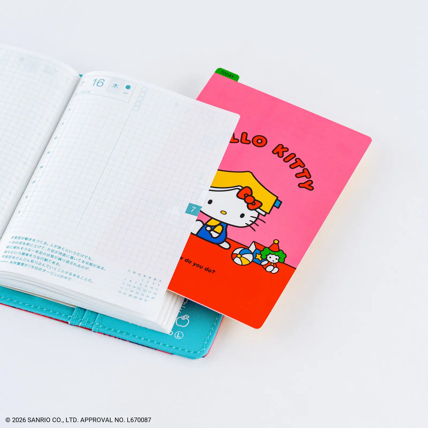 Hello Kitty: Hobonichi Pencil Board For A6 Size / A5 Size / Weeks, 2027 Hobonichi Accessories