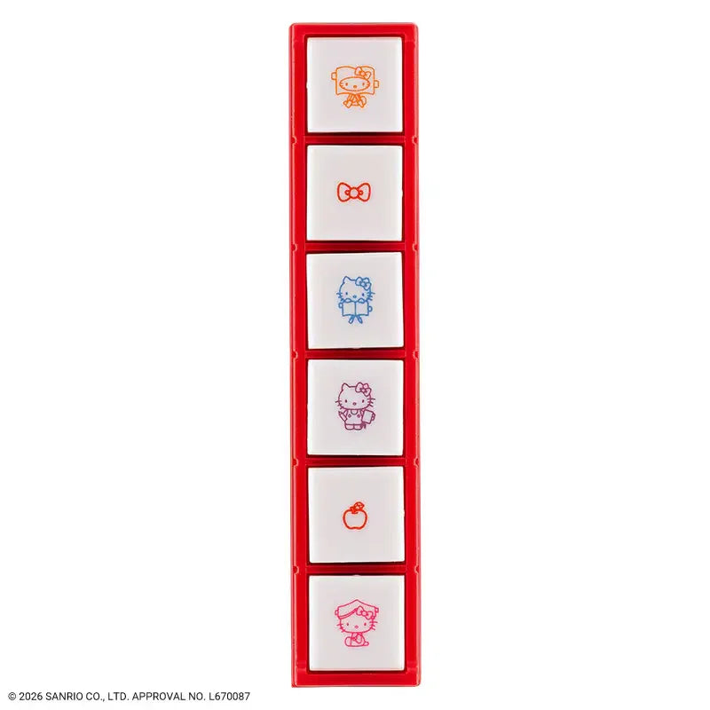 Hello Kitty: Pochitto6 Push-Button Stamp (Hello Kitty) Kodomo no Kao x Hobonichi, 2027 Hobonichi Accessories