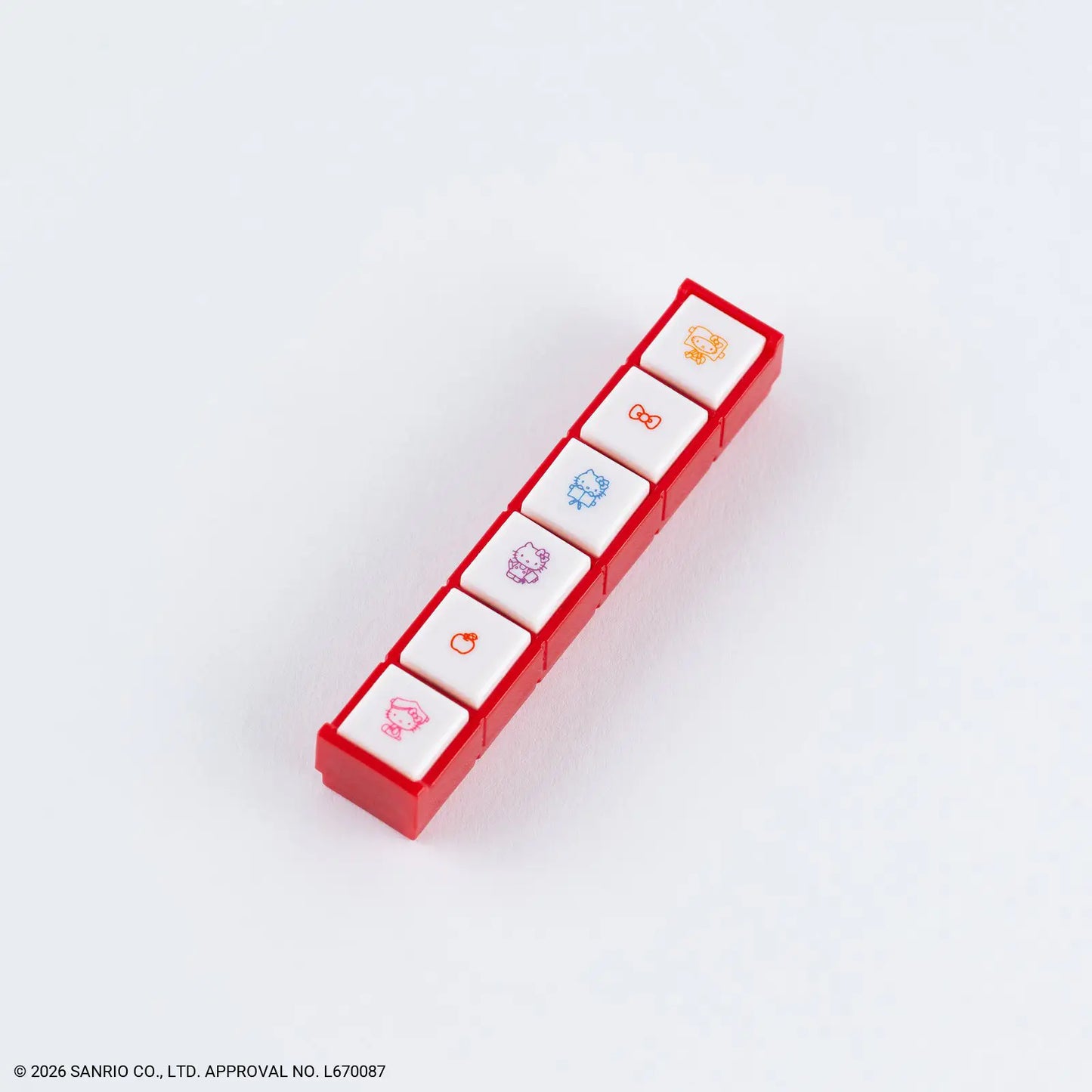 Hello Kitty: Pochitto6 Push-Button Stamp (Hello Kitty) Kodomo no Kao x Hobonichi, 2027 Hobonichi Accessories