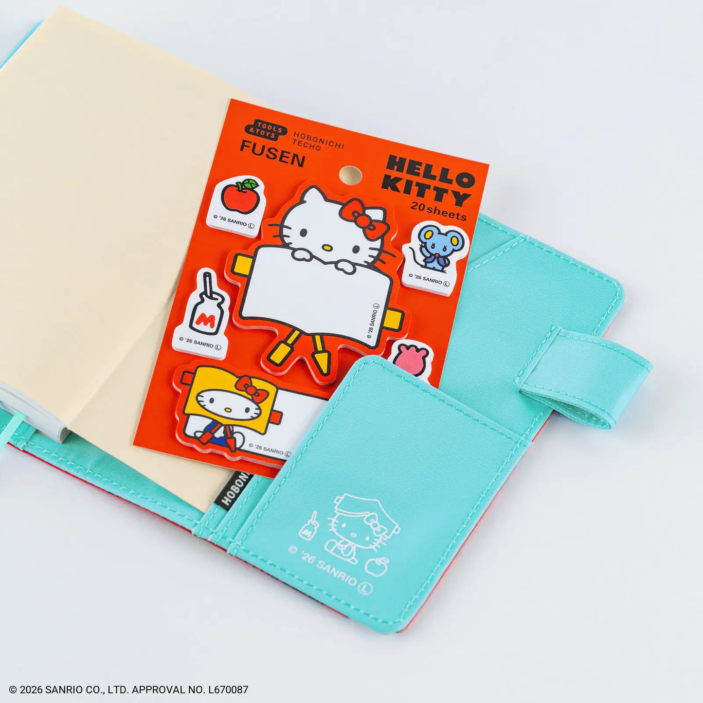 Hello Kitty: Sticky Notes, 2027 Hobonichi Accessories