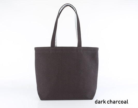High Quality Matsuemon Canvas Tote Bag - dark charcoal -, Japanese canvas tote bag