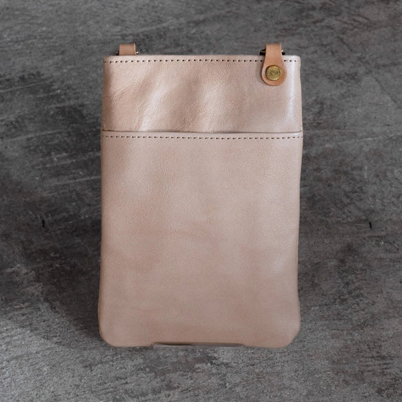 High Quality Tochigi Leather Cell Phone Bag, Phone Pouch, Smartphone Case, Handmade in Japan
