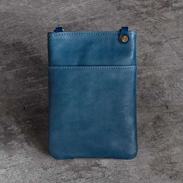 High Quality Tochigi Leather Cell Phone Bag, Phone Pouch, Smartphone Case, Handmade in Japan