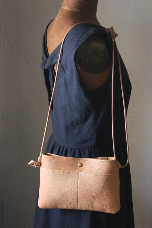 High Quality Tochigi Leather Shoulder Bag, Sacosh, Handmade in Japan