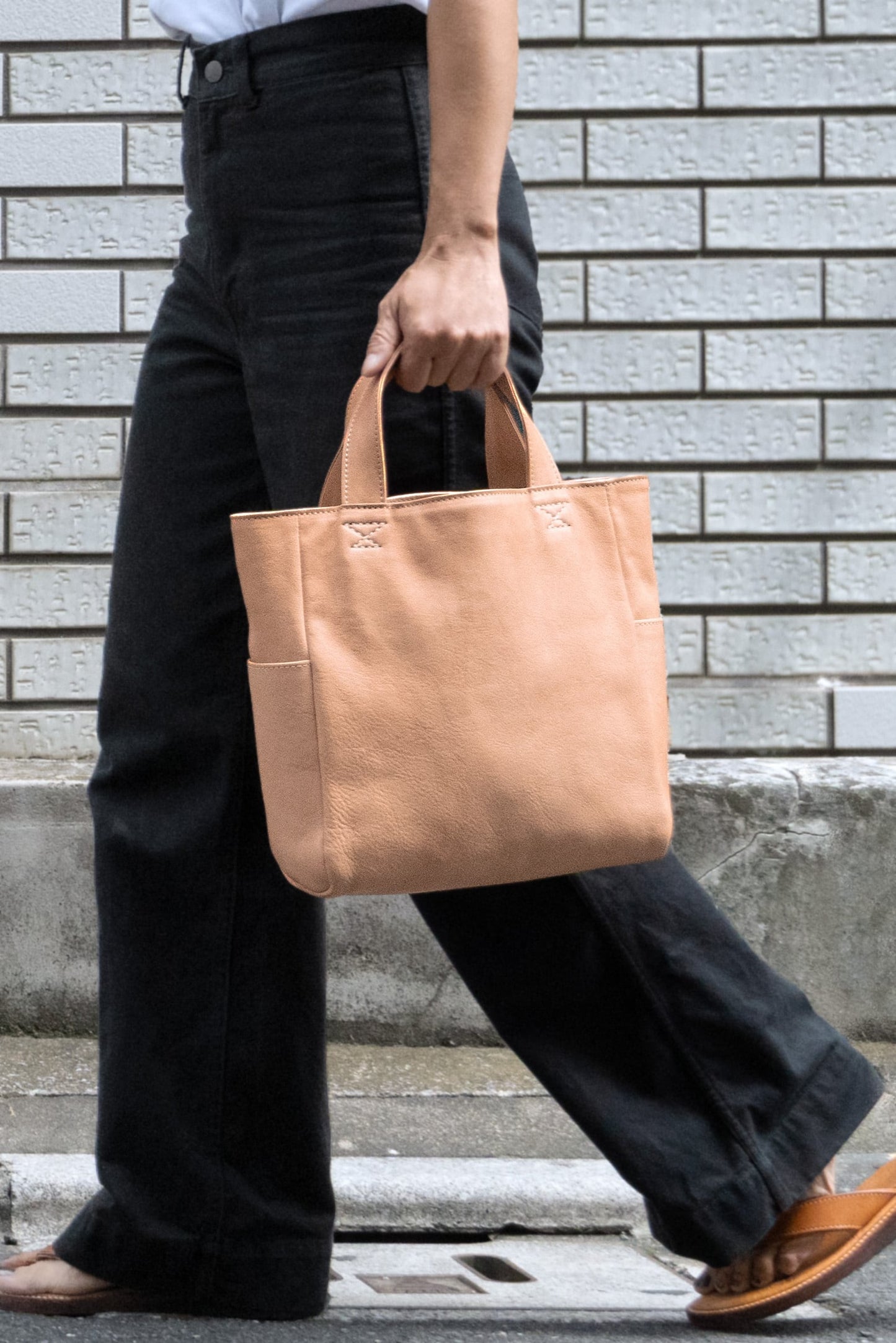 High Quality Tochigi Leather Tote Bag, Handmade in Japan