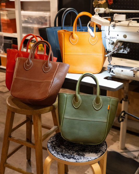High Quality Tochigi Leather Tote Bag, Handmade in Japan