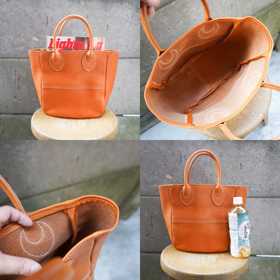 High Quality Tochigi Leather Tote Bag, Handmade in Japan