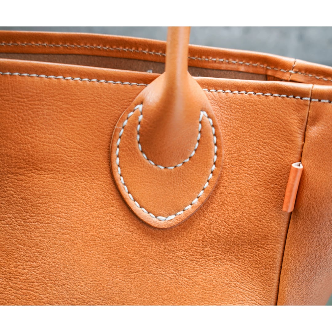 High Quality Tochigi Leather Tote Bag, Handmade in Japan