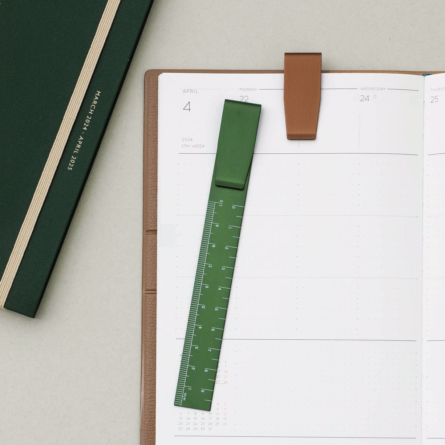 Hightide: Ruler Clip, Hobonichi Techo Accessories
