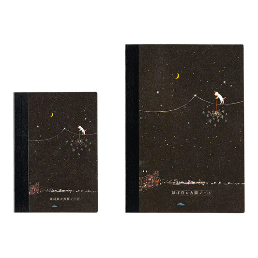 PRE-ORDER Hiroko Kubota: Hobonichi Graph Notebook - Another night of falling star sparklers,  2026 Hobonichi Accessories