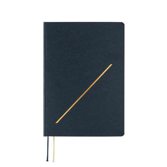 Hobonichi Techo 2025 Slash (Navy) HON / A5 Size / Daily / Jan start / Mon start - English Edition