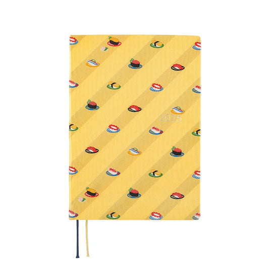 Hobonichi Techo 2025 Bow & Tie: Sushi HON / A5 Size / Daily / Jan start / Mon start - English Edition