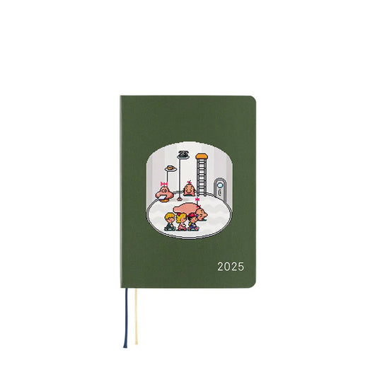 Hobonichi Techo 2025 MOTHER: You come buying? You can sell, too. HON / A6 Size / Daily / Jan start / Mon start - Japanese Edition