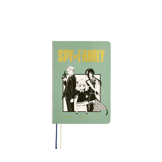 Hobonichi Techo 2025 SPY x FAMILY: Forger Family HON / A6 Size / Daily / Jan start / Mon start - English Edition