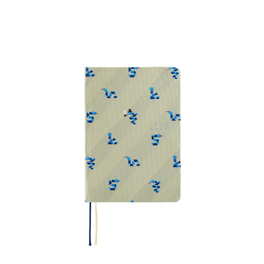 Hobonichi Techo 2025 Bow & Tie: Snake Toy HON / A6 Size / Daily / Jan start / Mon start - English Edition