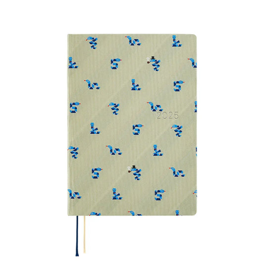 Hobonichi Techo 2025 Bow & Tie: Snake Toy HON / A5 Size / Daily / Jan start / Mon start - English Edition