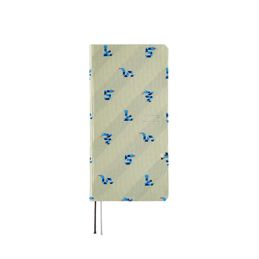 Hobonichi Techo 2025 Bow & Tie: Snake Toy Weeks Hardcover Book / Weekly Horizontal / January start / Monday start - English Edition