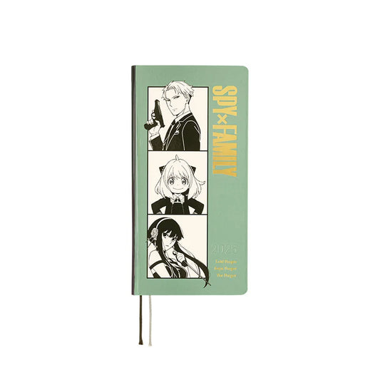 Hobonichi Techo 2025 SPY x FAMILY: Forger Family Weeks Hardcover Book / Weekly Horizontal / January start / Monday start - English Edition